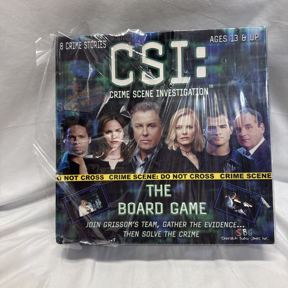 CSI: Crime Scene Investigation The Board Game 2004 - Brand New & Factory Sealed
